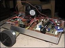 Cell phone operated Landrover Robot