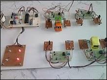 Automatic car parking indicator using Microcontroller