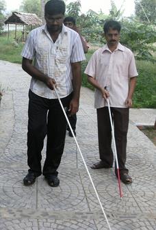 GPS based tracker for Blind person using GSM technology