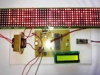 Rolling display using Matrix LEDs