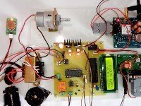 GPS tracker & alcohol detector with engine locking via GSM