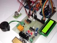 Arduino based LPG Leakage detector with SMS indication using GSM modem